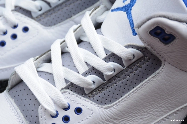 BLUE JORDAN AIR 3 WHITE RETRO CT8532-145 0813